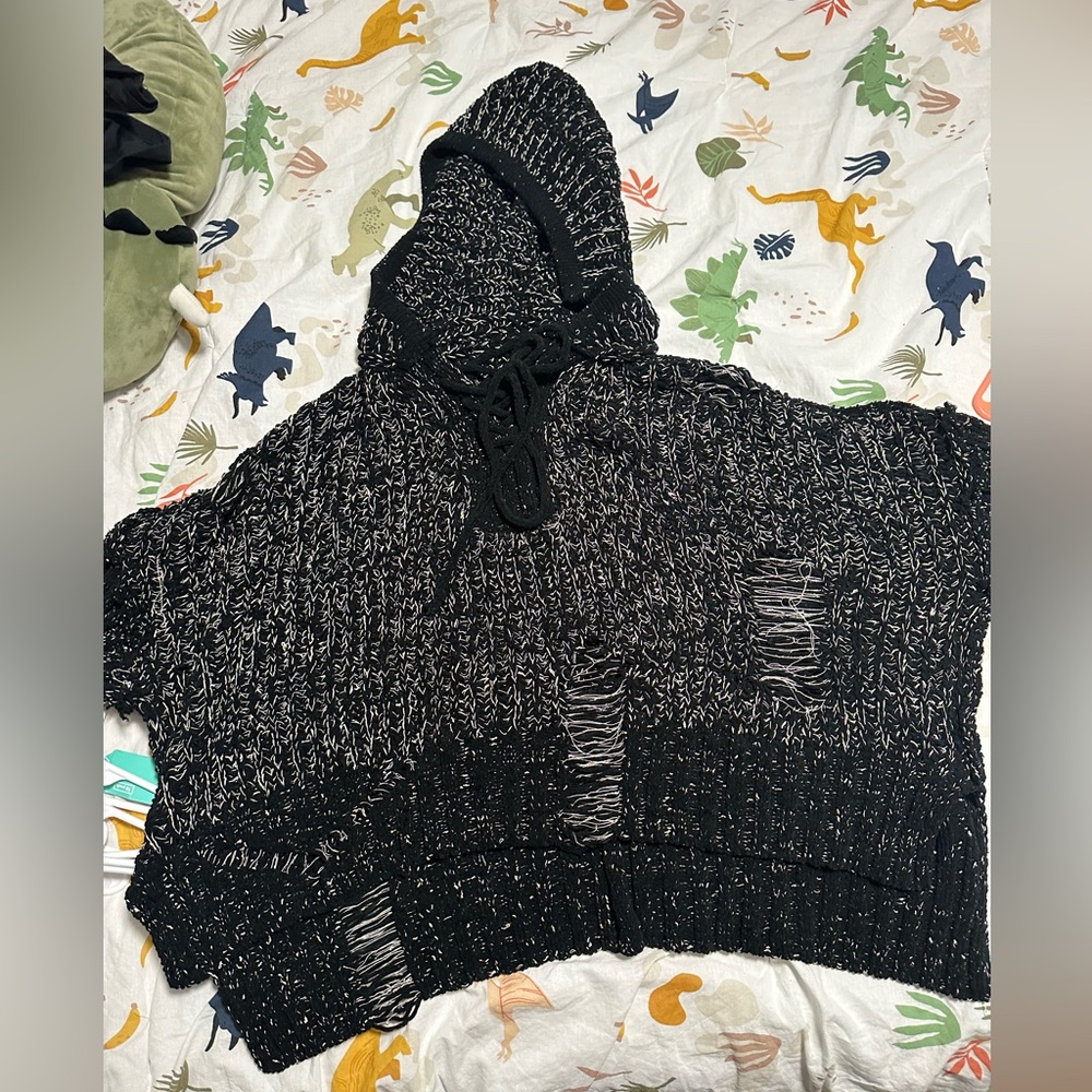 Oversized sweater hoodie